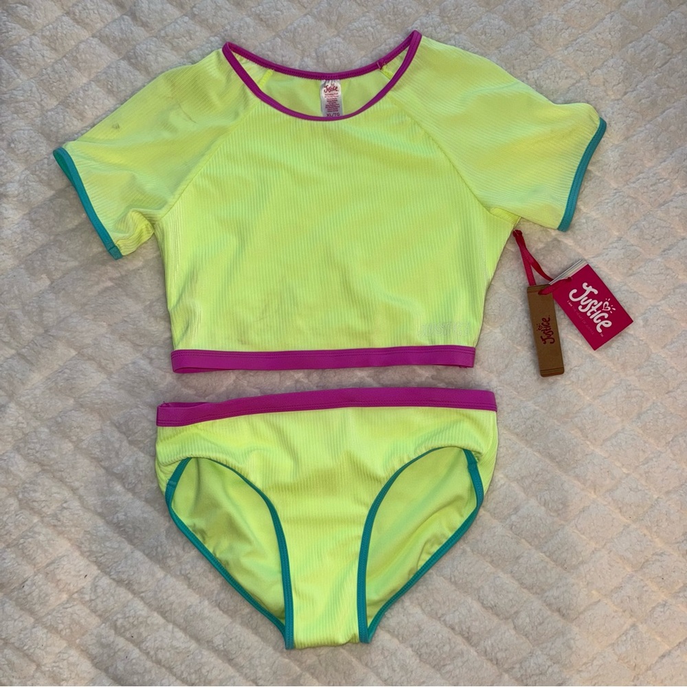 Kids Justice Neon Swim Set